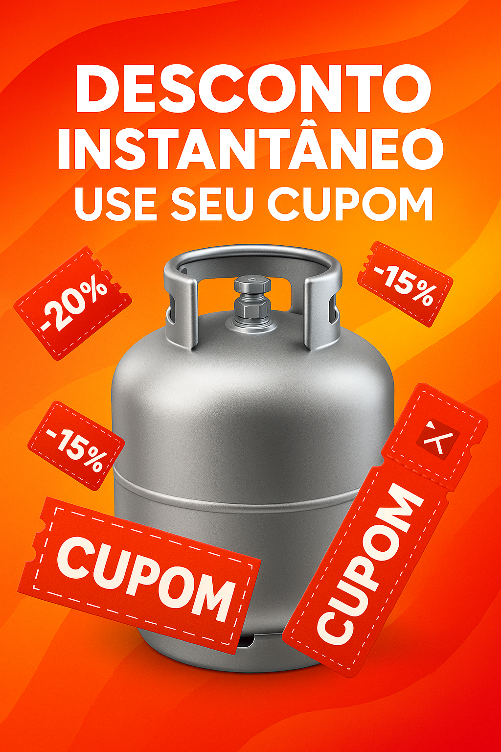 Descontos no gás Rapidão Gás