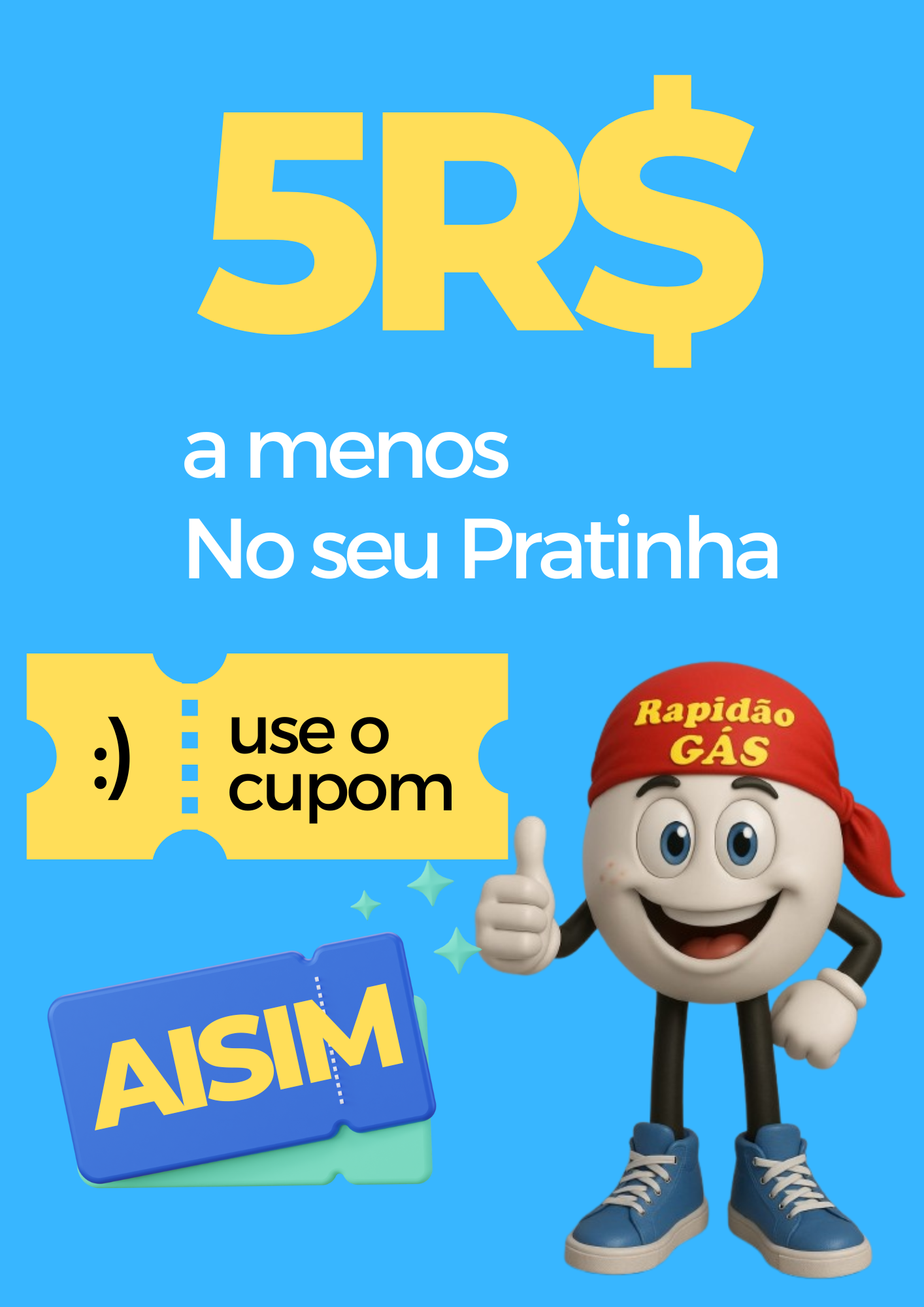 Ganhe comissões com Rapidão Gás